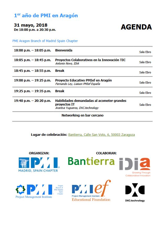 1er año de PMI en Aragon